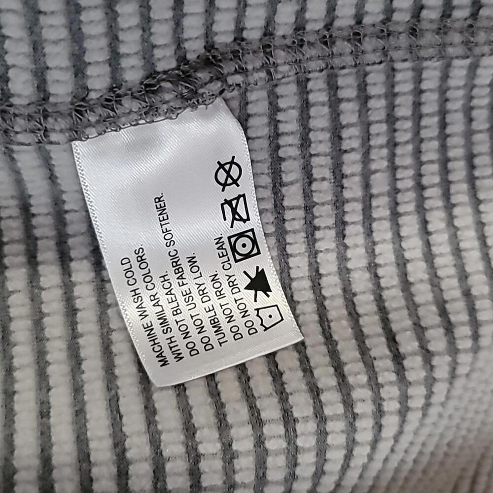 XL Like-new Orvis Gray Men's Zip Athletic Long Sleeve Shirt Fleece Lined - Picture 8 of 9